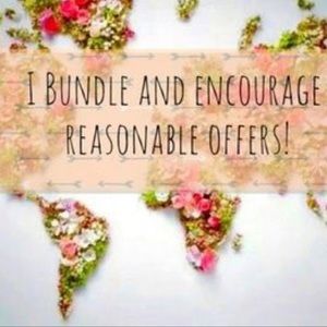 I bundle…reasonable offers accepted here. Can’t say yes unless you ask!